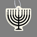 Paper Air Freshener W/ Tab - Menorah